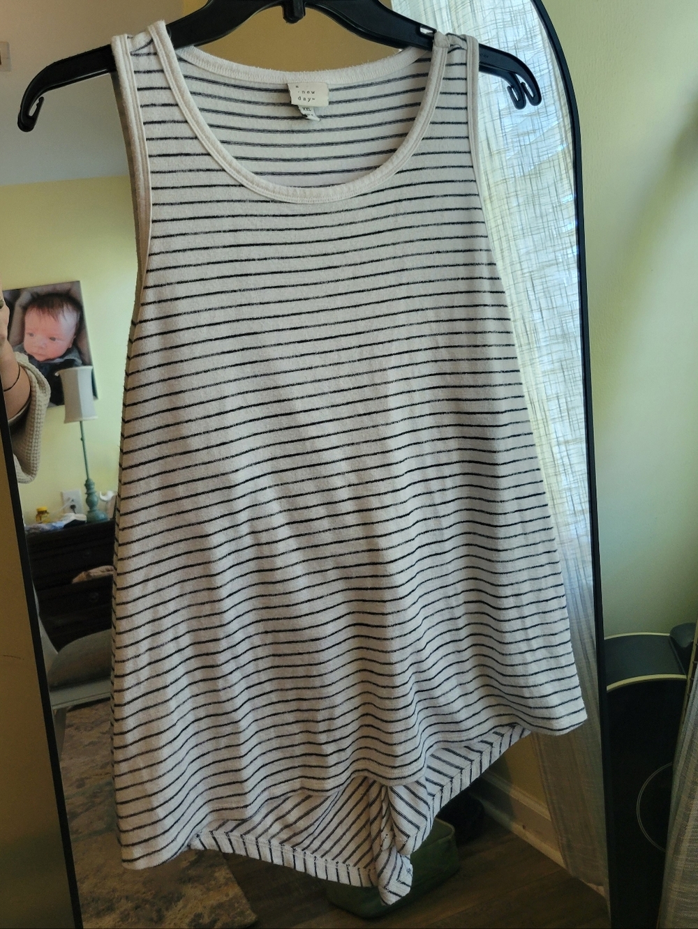 Striped Twist Back Tanktop
